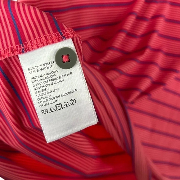 NWT Tommy Bahama Men's Palm Desert Driver Stripe IslandZone Polo Size Large - Picture 7 of 8